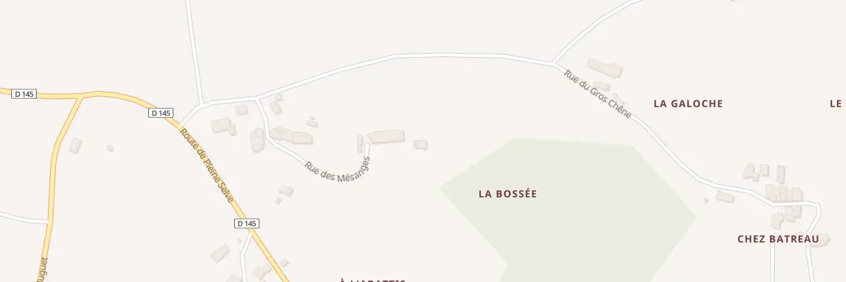 Plan du 12 Rue des Mésanges à Saint-Bonnet-sur-Gironde