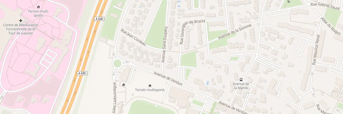 Plan du 3 Rue Saint-Exupéry à Bruges