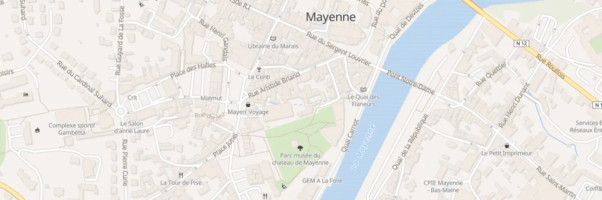 Plan du 27K Rue Aristide Briand à Mayenne