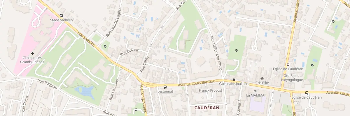 Plan du 11 Rue Joseph Brun à Bordeaux
