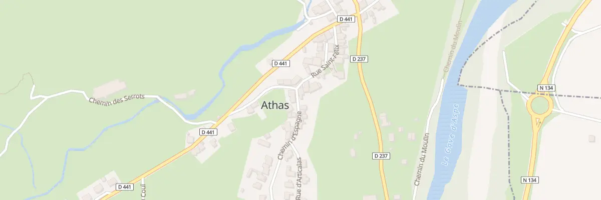 Plan du 5118 Village d’Athas à Lées-Athas