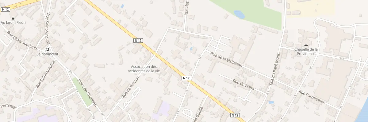 Plan du 34 Rue Ambroise de Loré à Mayenne
