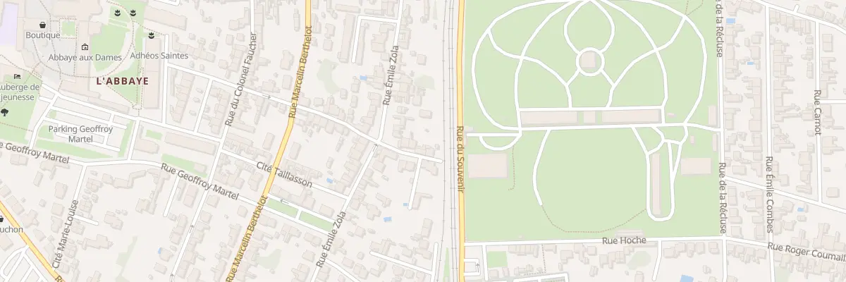 Plan du 29 Rue du Jardin du Roy à Saintes