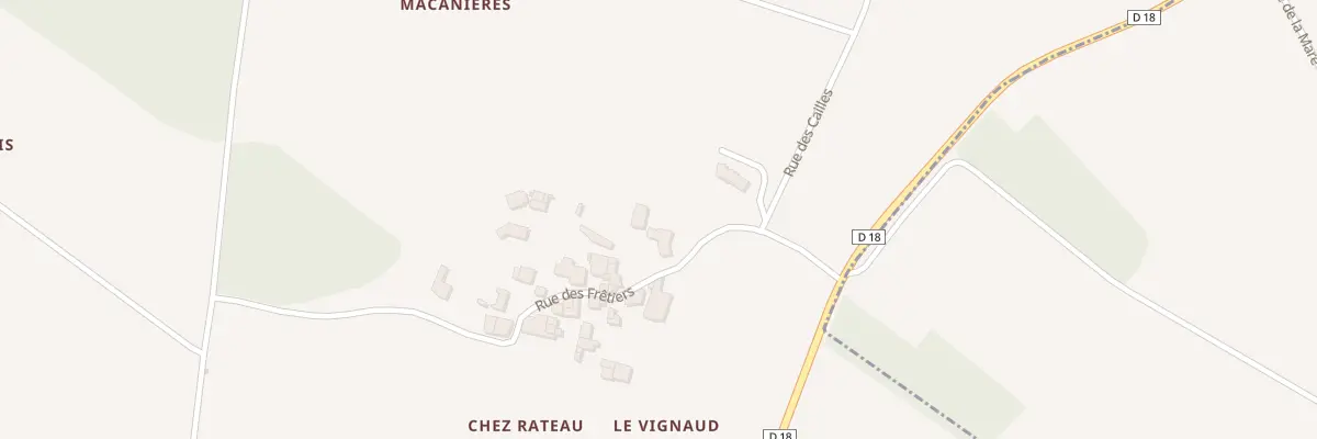 Plan du 2 Rue des Frêtiers à Taillant
