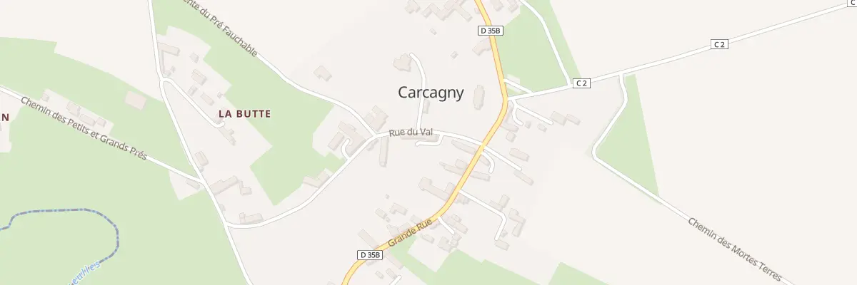 Plan du 5050 Le Bourg à Carcagny