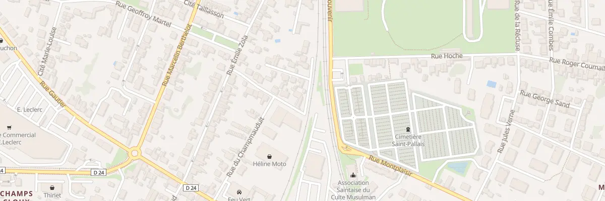 Plan du 15 Rue Ronsard à Saintes