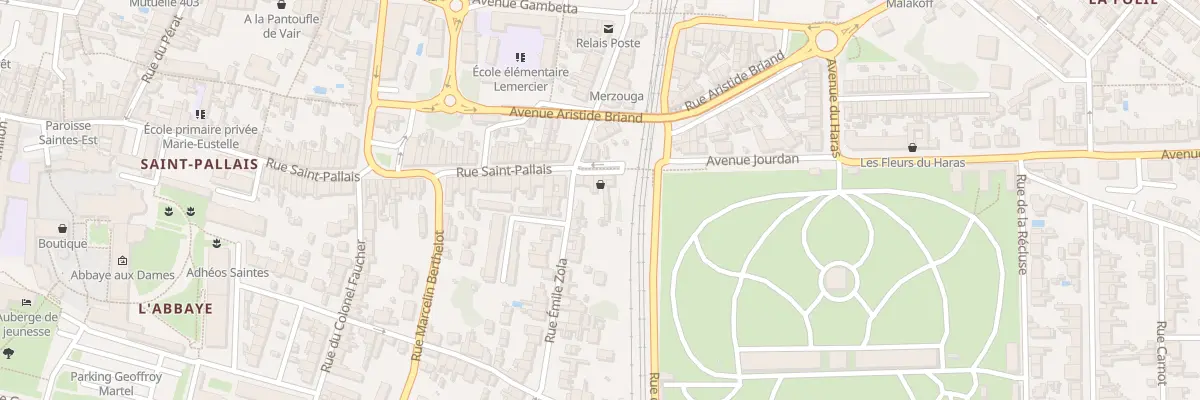 Plan du 80B Rue Saint Pallais à Saintes
