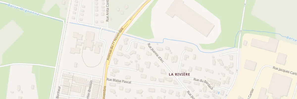 Plan du 26 Rue Jeanne d’Arc à Blanquefort