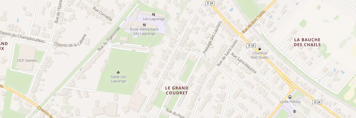 Plan du 29 Rue Charles Gide à Saintes