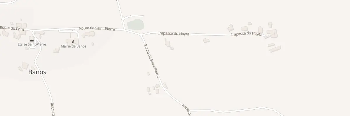 Plan du 32 Benedit à Banos