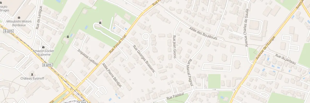 Plan du 7 Rue Georges Brassens à Bruges