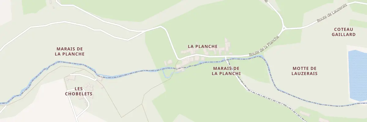 Plan du 47 Rte de la Planche à Saint-Vaize