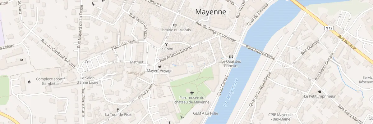 Plan du 27H Rue Aristide Briand à Mayenne