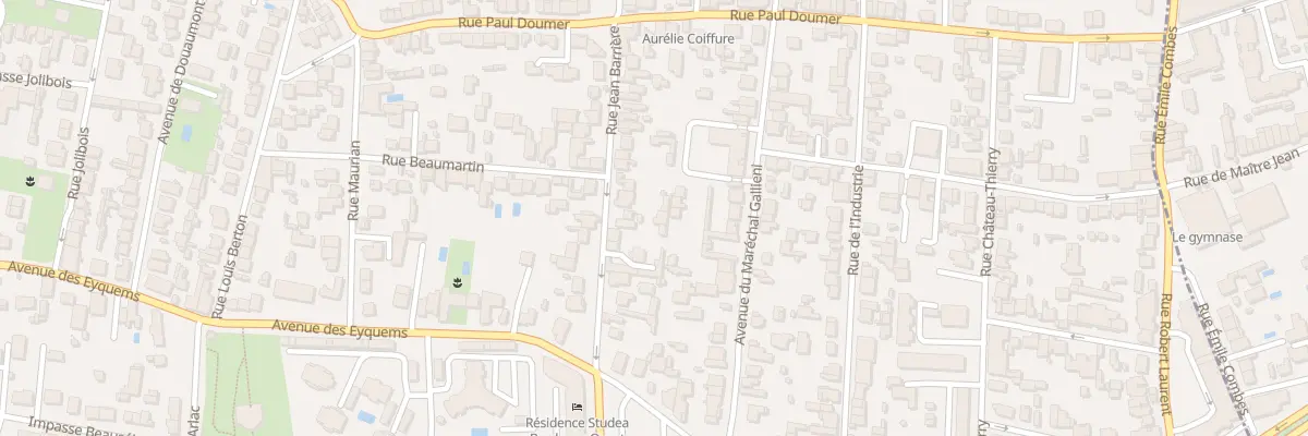 Plan du 30 Rue Jean Barrière à Mérignac