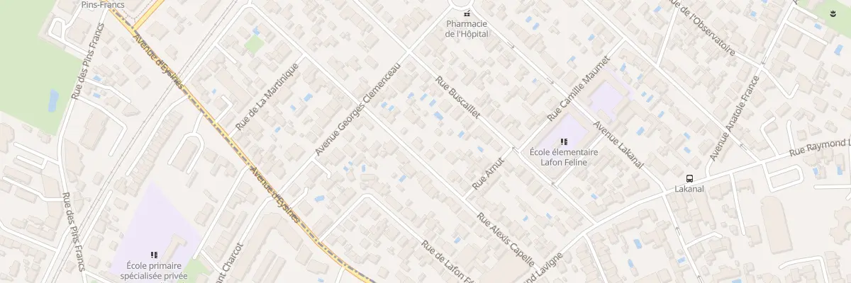 Plan du 31 Rue Alexis Capelle au Bouscat