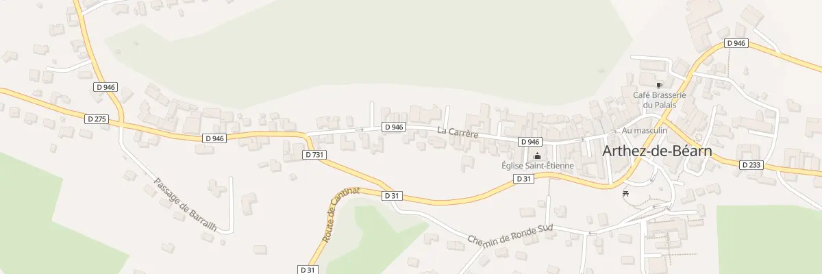 Plan du 51 Rue la Carrere à Arthez-de-Béarn