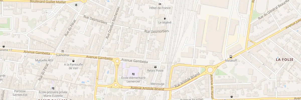 Plan du 6 Rue de Bremond d’Ars à Saintes