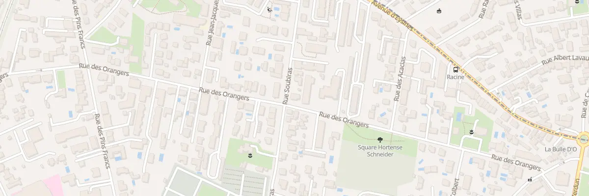 Plan du 97 Rue des Orangers à Bordeaux