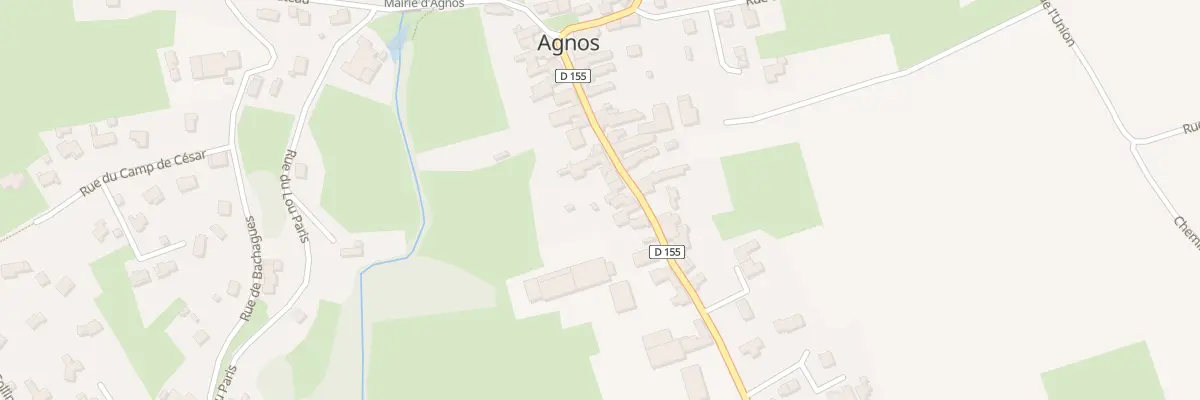 Plan du 20 Rue du Binet à Agnos
