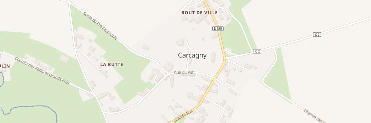Plan du 5107 Le Bourg à Carcagny