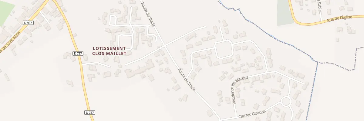 Plan du 1 Res les Martins à Saint-Seurin-de-Cursac