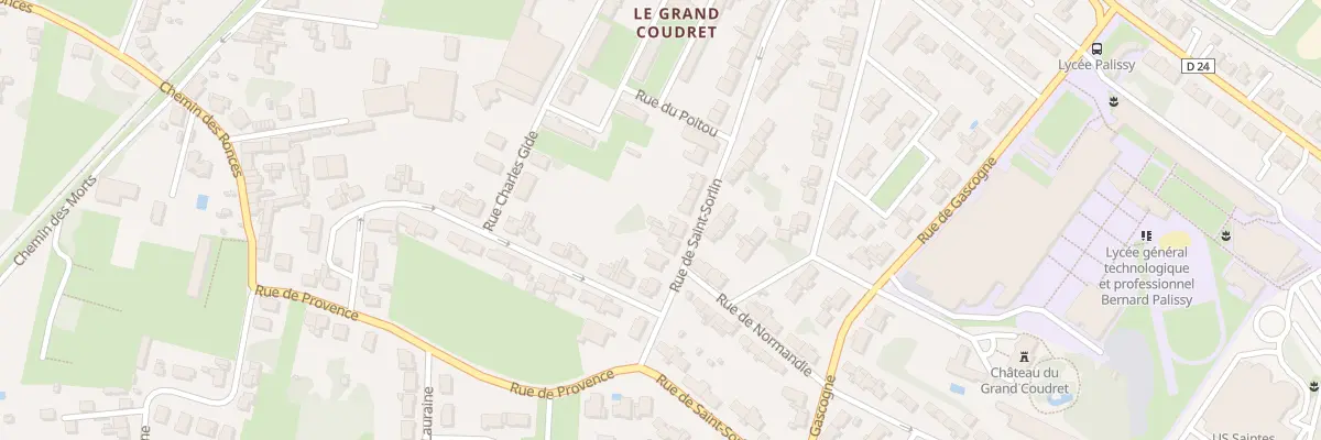 Plan du 66 Rue de Saint-sorlin à Saintes