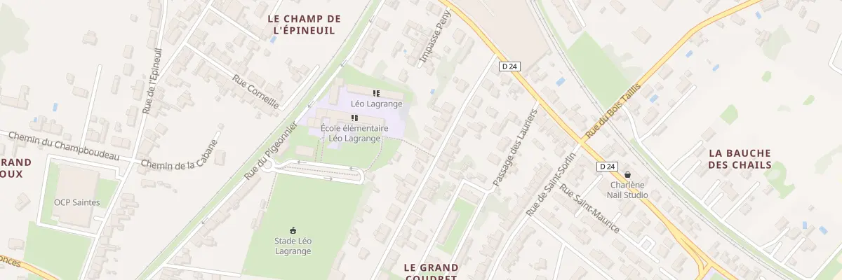 Plan du 20 Rue Charles Gide à Saintes