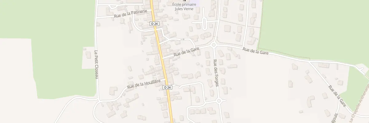 Plan du 68 Rue des Tisserands à Commer