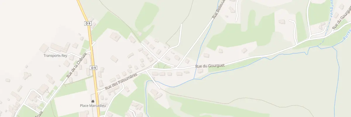 Plan du 1 Rue Bellevue à Ledeuix