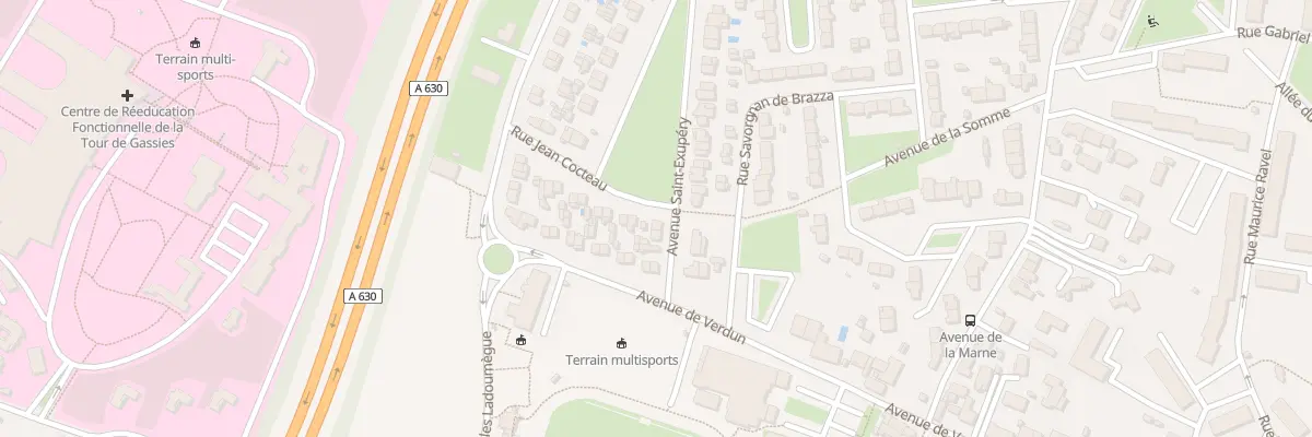 Plan du 4 Rue Saint-Exupéry à Bruges