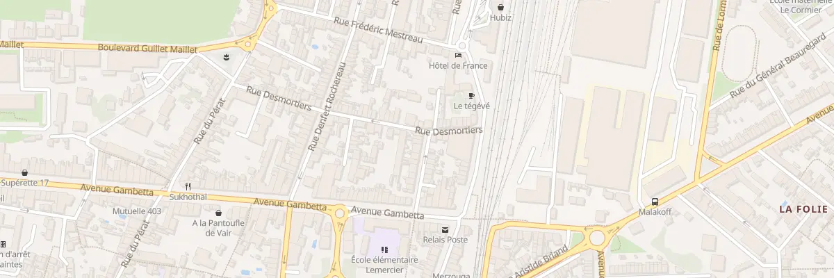 Plan du 19 Rue de Bremond d’Ars à Saintes