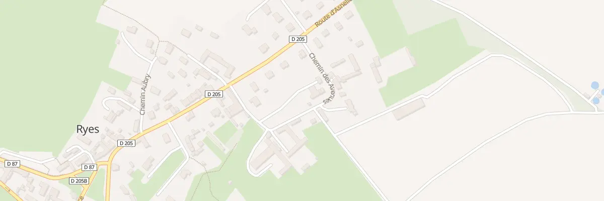 Plan du 5165 Chemin des Avenues à Ryes