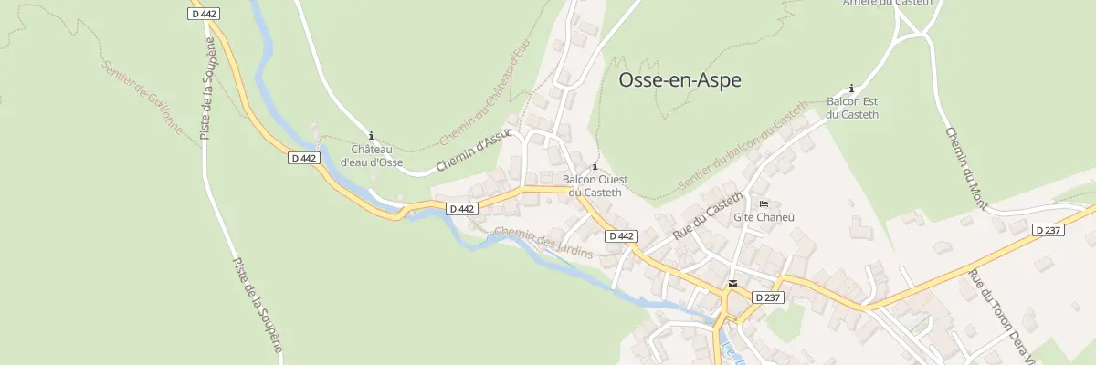Plan du 9042 Che du Cap de la Bielle à Osse-en-Aspe