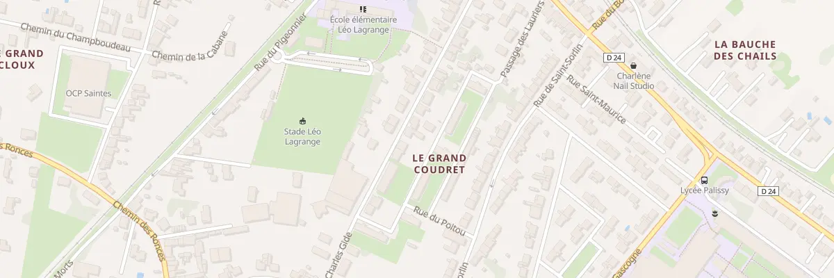 Plan du 37 Rue Charles Gide à Saintes