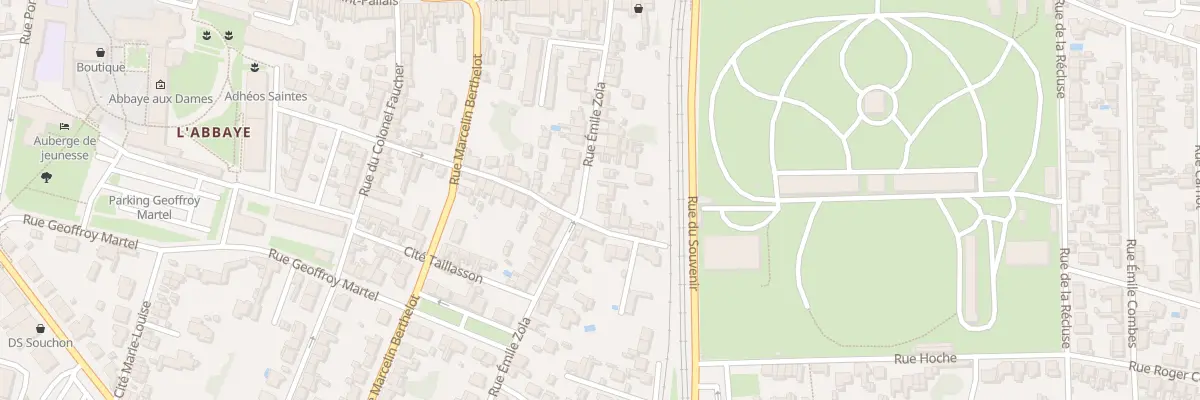 Plan du 33 Rue Emile Zola à Saintes