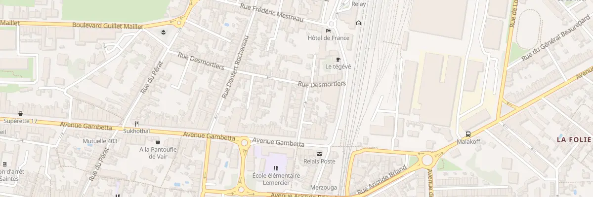 Plan du 15 Rue de Bremond d’Ars à Saintes