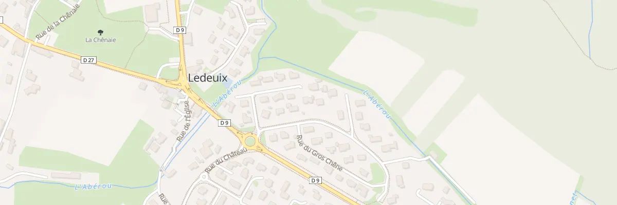Plan du 7 Rue du Gros Chêne à Ledeuix