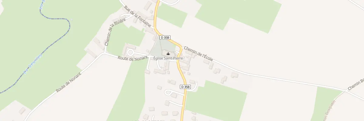 Plan du 7 Rte de Ducy à Carcagny