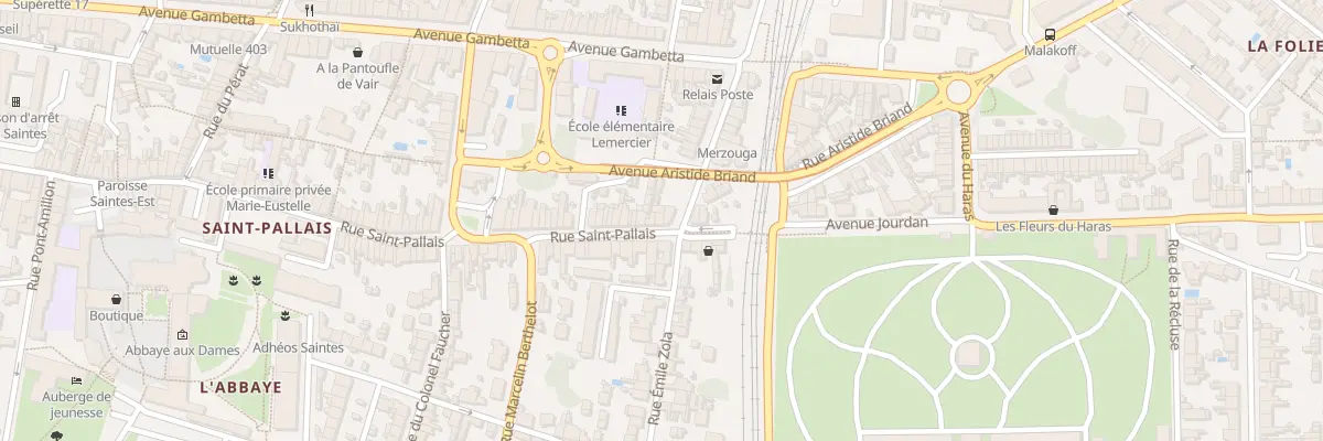Plan du 127 Rue Saint Pallais à Saintes