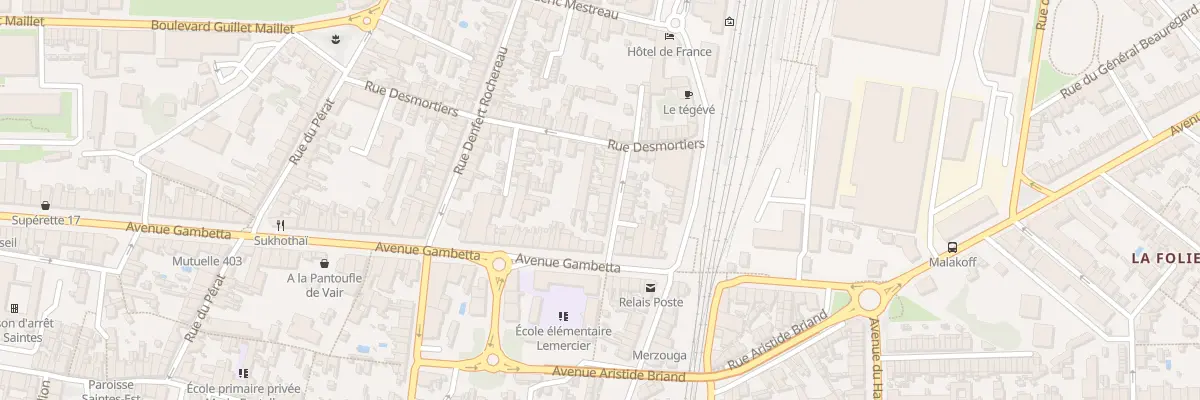 Plan du 9 Rue de Bremond d’Ars à Saintes