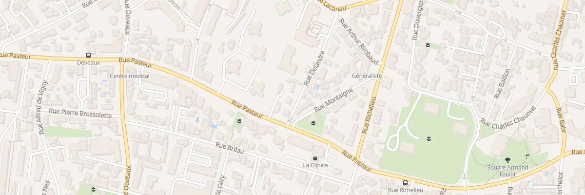 Plan du 1B Rue Delandre à Bordeaux