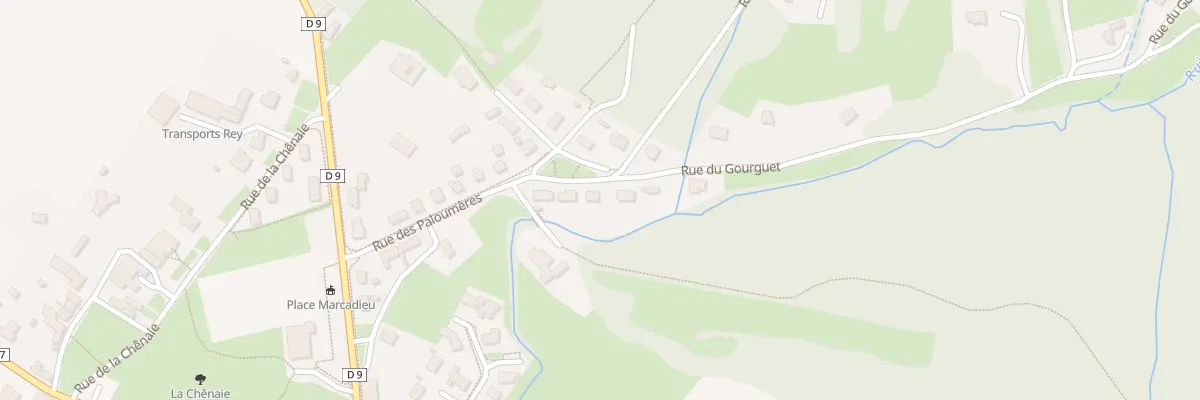 Plan du 16 Rue des Paloumères à Ledeuix