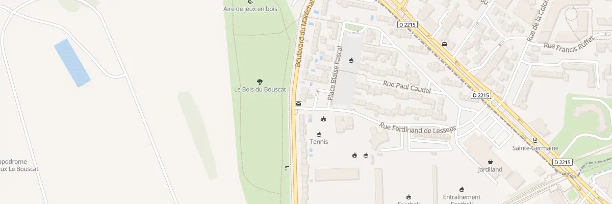 Plan du 44 Bd du Mal Lyautey au Bouscat
