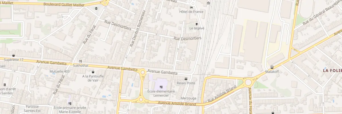 Plan du 7 Rue de Bremond d’Ars à Saintes