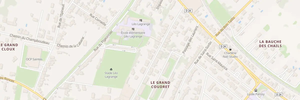 Plan du 26 Rue Charles Gide à Saintes