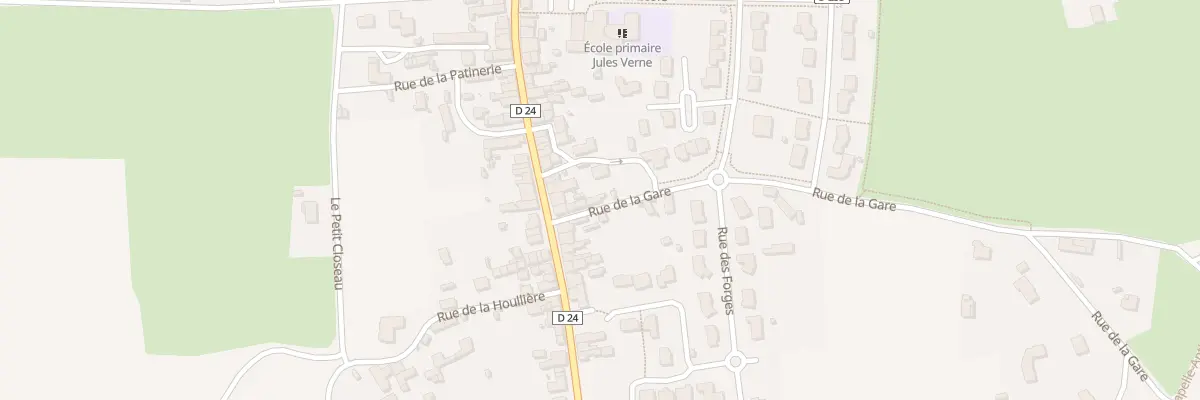 Plan du 6 Rue de la Gare à Commer