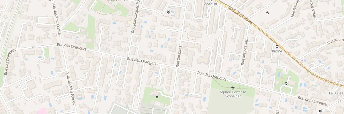 Plan du 68 Rue Soubiras à Bordeaux
