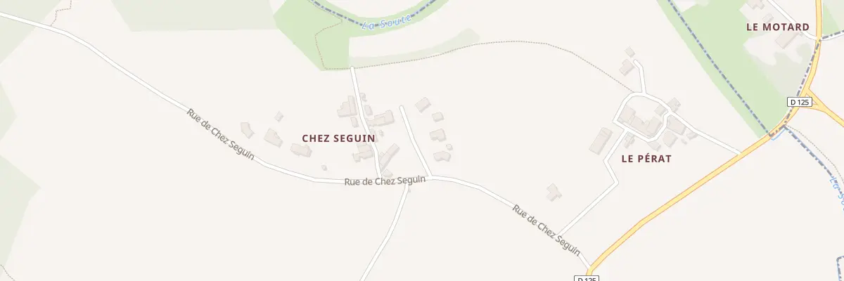 Plan du 12 Rue de Chez Seguin à Villars-en-Pons