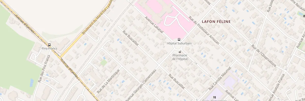 Plan du 47 Rue Buscaillet au Bouscat