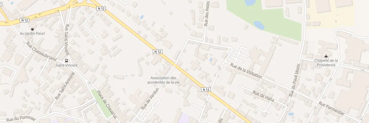 Plan du 38 Rue Ambroise de Loré à Mayenne